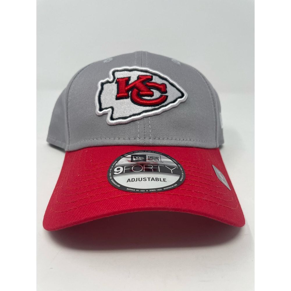 Kansas City Chiefs New‎ Era Gray 9FORTY NFL The League Snapback Hat Mens NEW